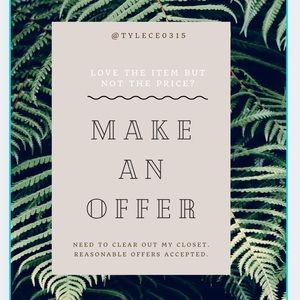 Offers are welcome ☺️